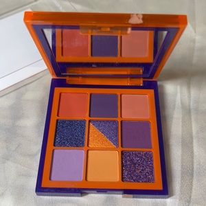 Huda beauty color block obsessions palette Purple Orange